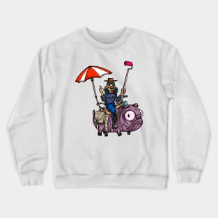 pig dog Crewneck Sweatshirt